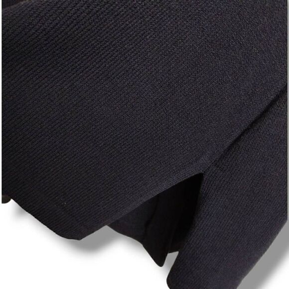 St John Womens Jacket Sz 12 Black Santana Knit Long Classic Vtg Collection - Picture 7 of 11